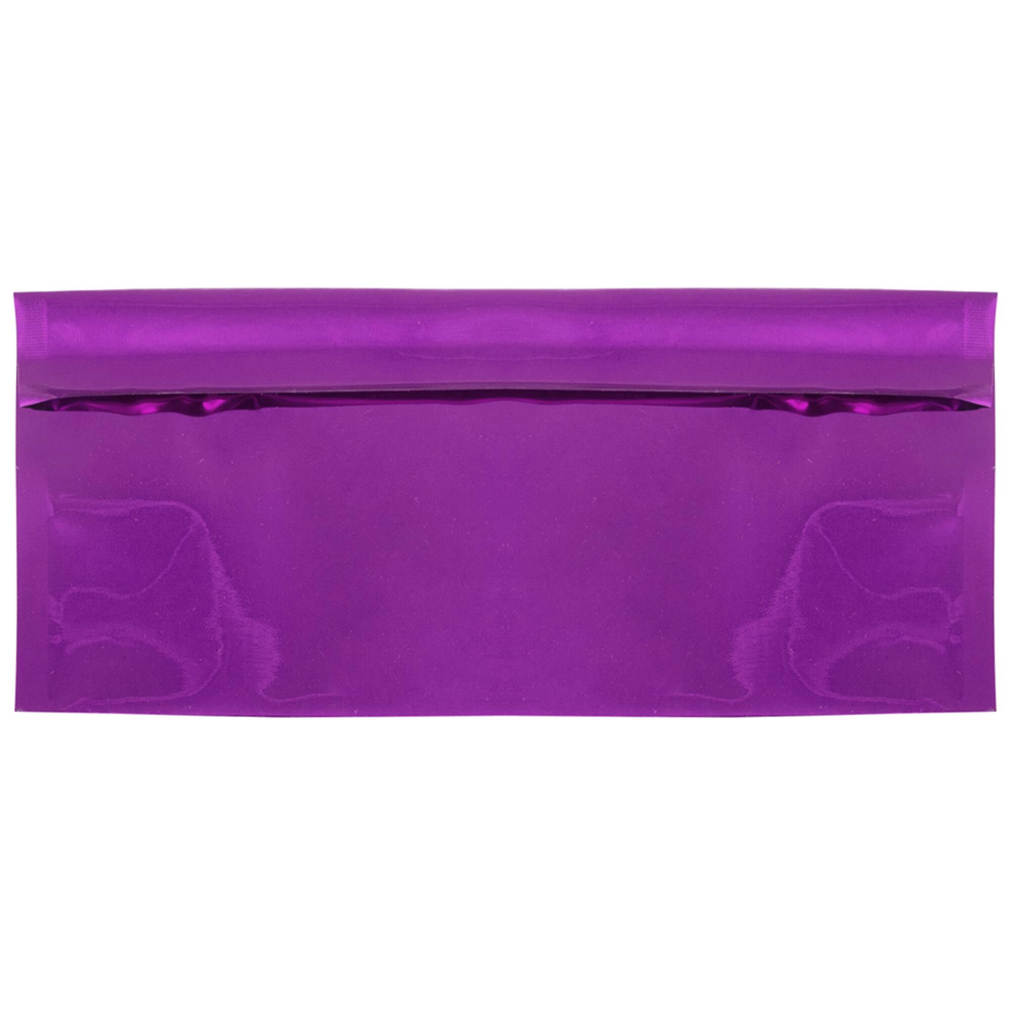 JAM Paper 4" x 9.5" Foil Self Adhesive Business Envelopes